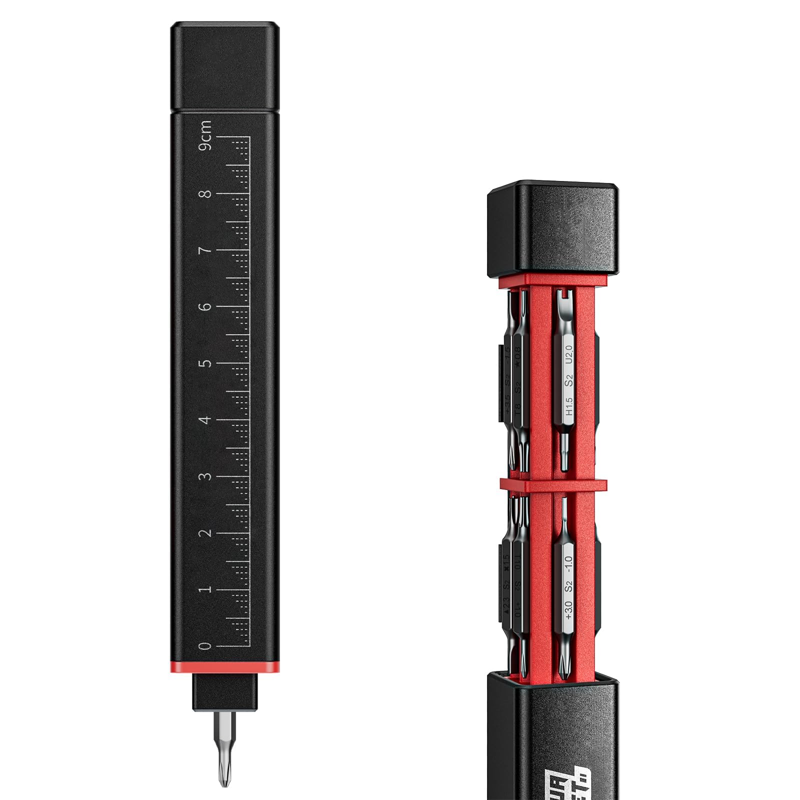 NALACALPrecision Screwdriver Set, 20-in-1 Metal Precision Screwdriver, 10 Pcs Reinforced S2 Steel Precision Double-head Bits, Manual Pen Shaped Screwdriver Kit, Portable Screwdriver Repair Tool Kit