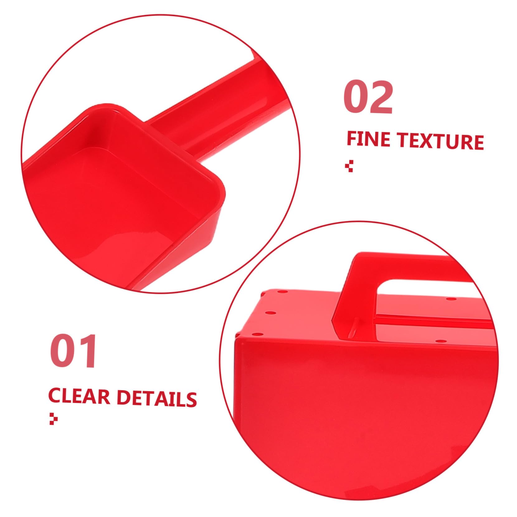 Didiseaon Molde para Hacer Ladrillos de Nieve para Niños, Juego de Plástico Rojo Fácil de Usar Que Fomenta la Creatividad en Juegos de Castillos de Arena y Actividades al Aire Libre