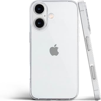 totallee Clear iPhone 16 Case, Thin Cover Ultra Slim Minimal - for Apple iPhone 16 2024 Transparent