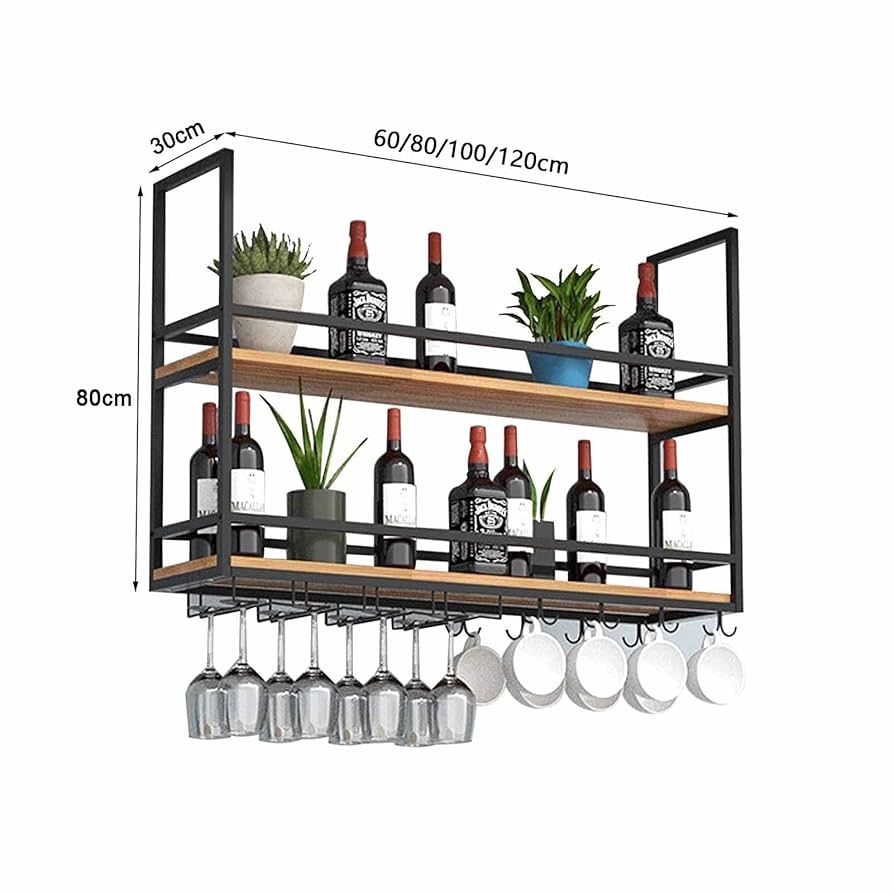 ワインラック　or　フラワースタンド Amazon｜吊り ワインラック 天井 壁掛け棚 ぶら下 フラワー