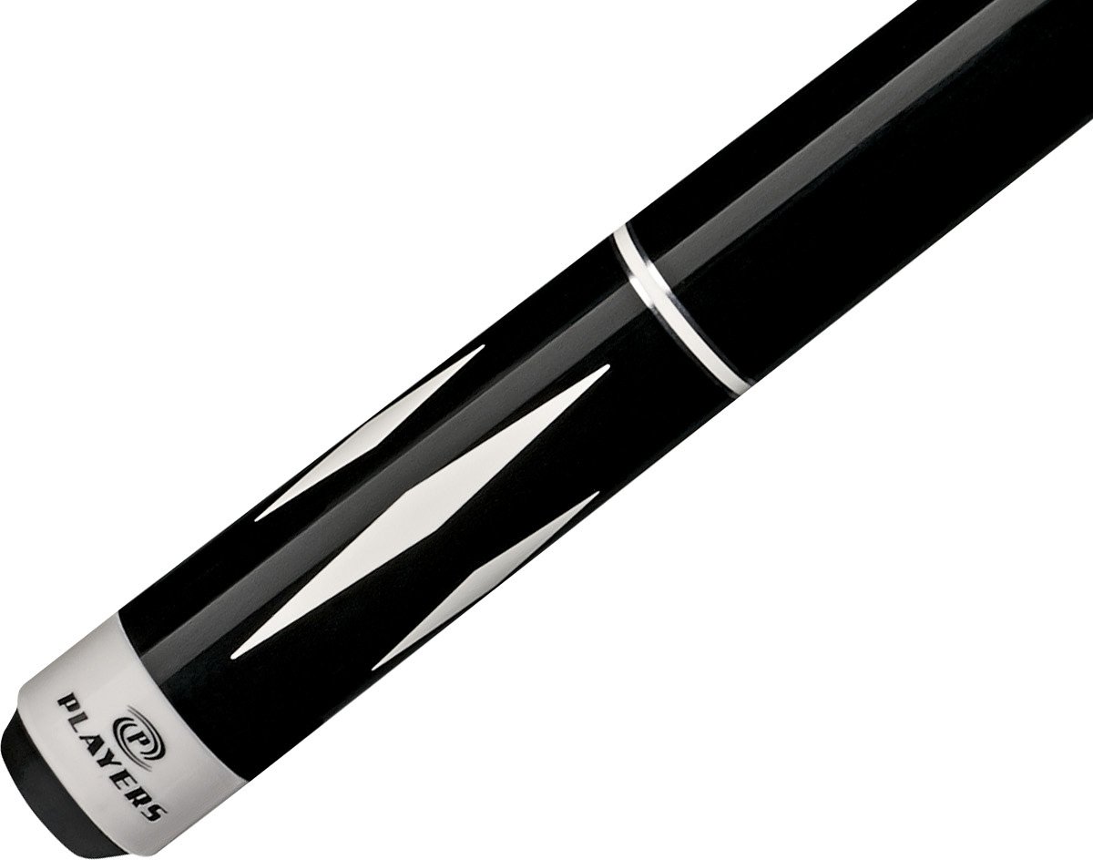 Players C-807 Maple Gray & Black w/White Diamond Pool/Billiard Cue Stick