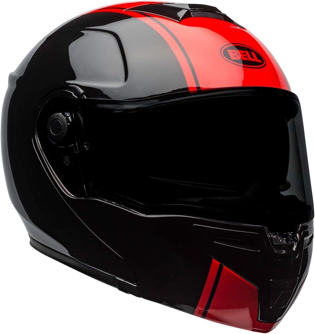 Bell SRT Ribbon Modular Helmet (XX-Large) (Black/RED) BLACK/RED XX-Large