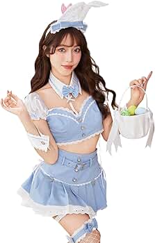 マリームーン デニムバニー コスプレ Amazon.co.jp: [Malymoon] コスプレ バニー イースター デニム