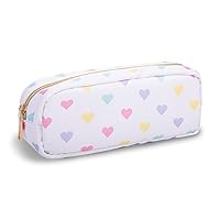Vista 68 de Estuche pequeño para lápices y maquillaje para bolso, lindo estuche de lápices, bolsa de pinceles de maquillaje de nylon con cremallera, estuche