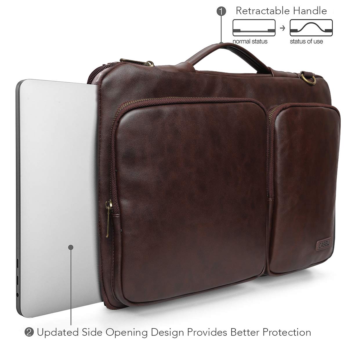 case u laptop bag