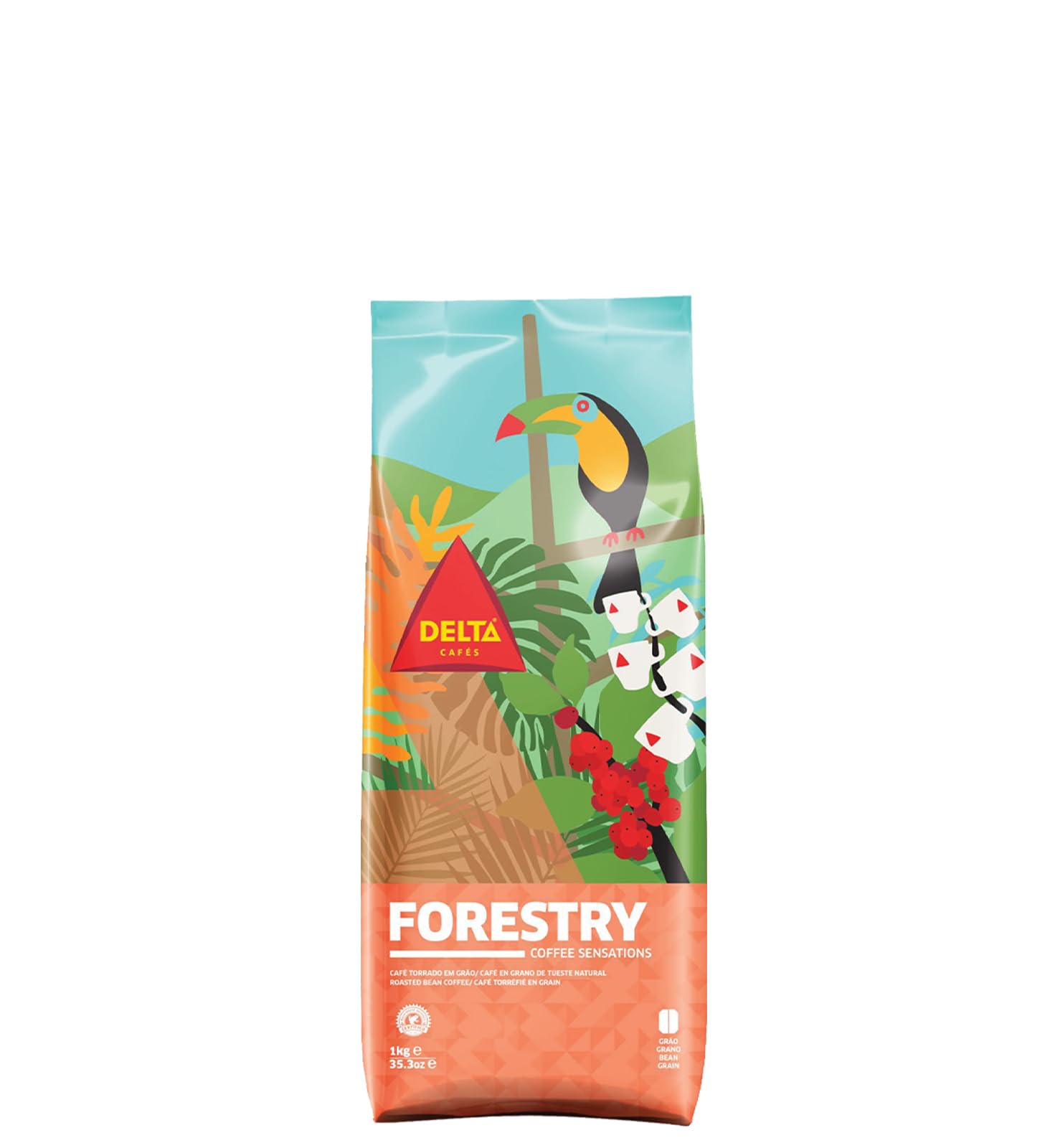 Delta Cafés - Café en Grano Gold - 1 Kg - Intensidad 12 - Mezcla de Granos de Café Tostados Arábica y Robusta - Muy Aromático con Notas de Cereales y Palomitas — view 18