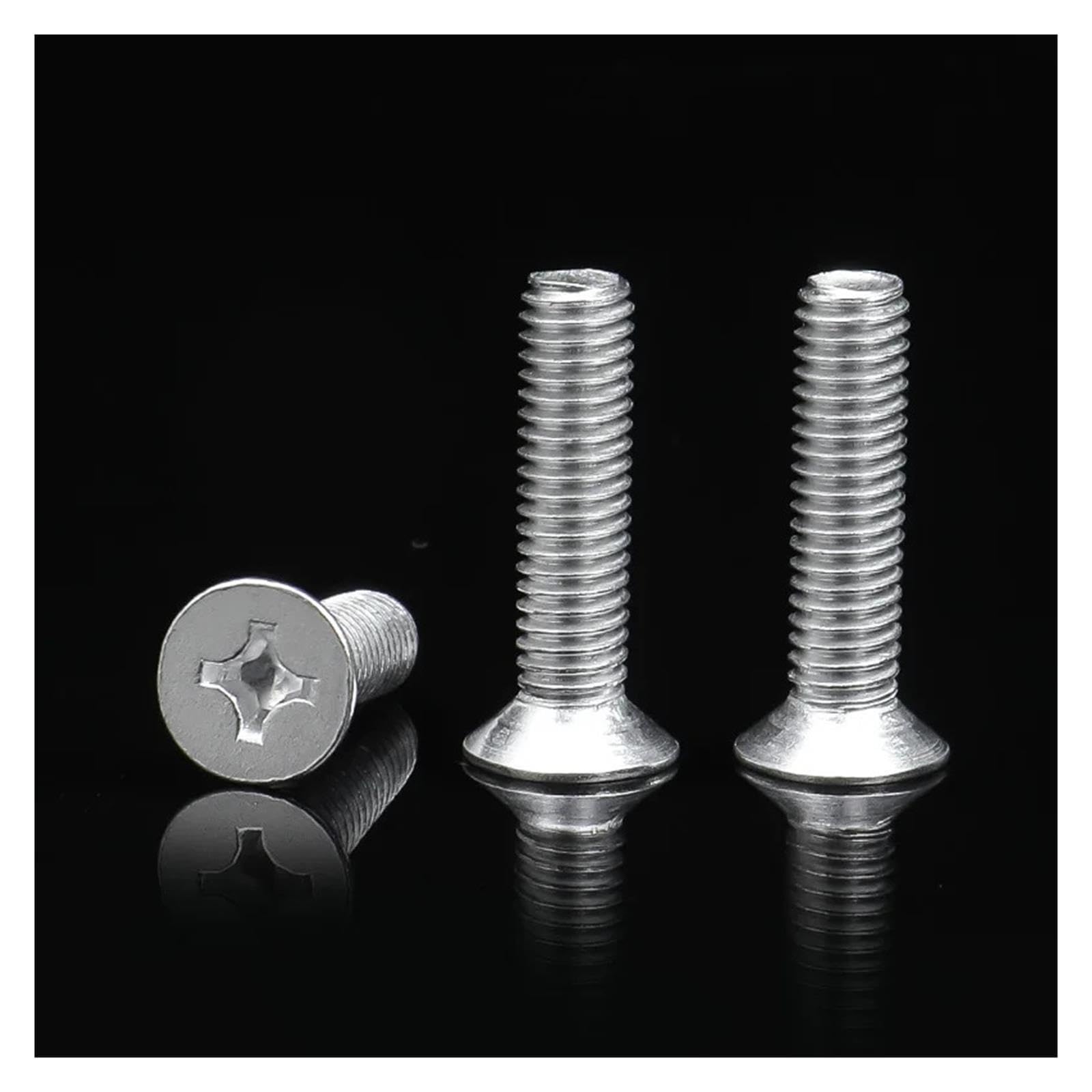 DIN965 Aluminiowa Śruba Z Łbem Płaskim M4-M10 20 Szt