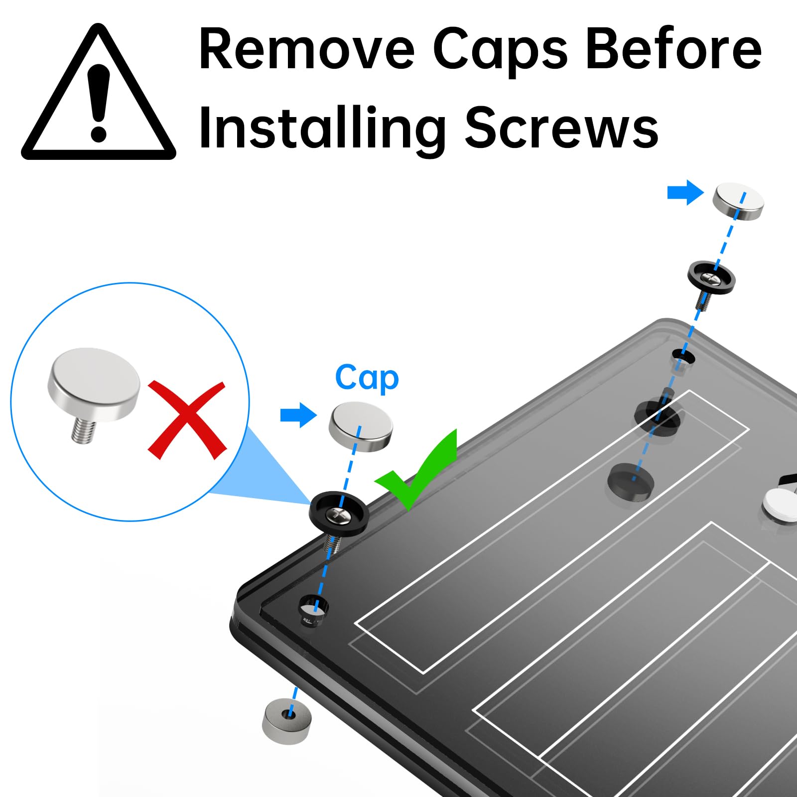 NiHome Acrylic Magnetic To Do List Planning Board With Sliders & Desktop Stand, Chore Chart For Adults, Checklist Routine Chart Task Board For Fridge & Desk, For Magnetic Metal Surfaces Only