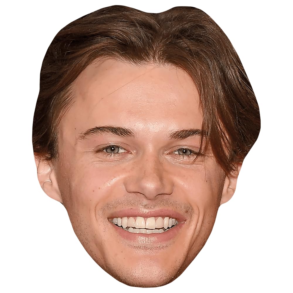 Christopher Briney (Smile) Celebrity Mask, Flat Card Face, Fancy Dress Mask