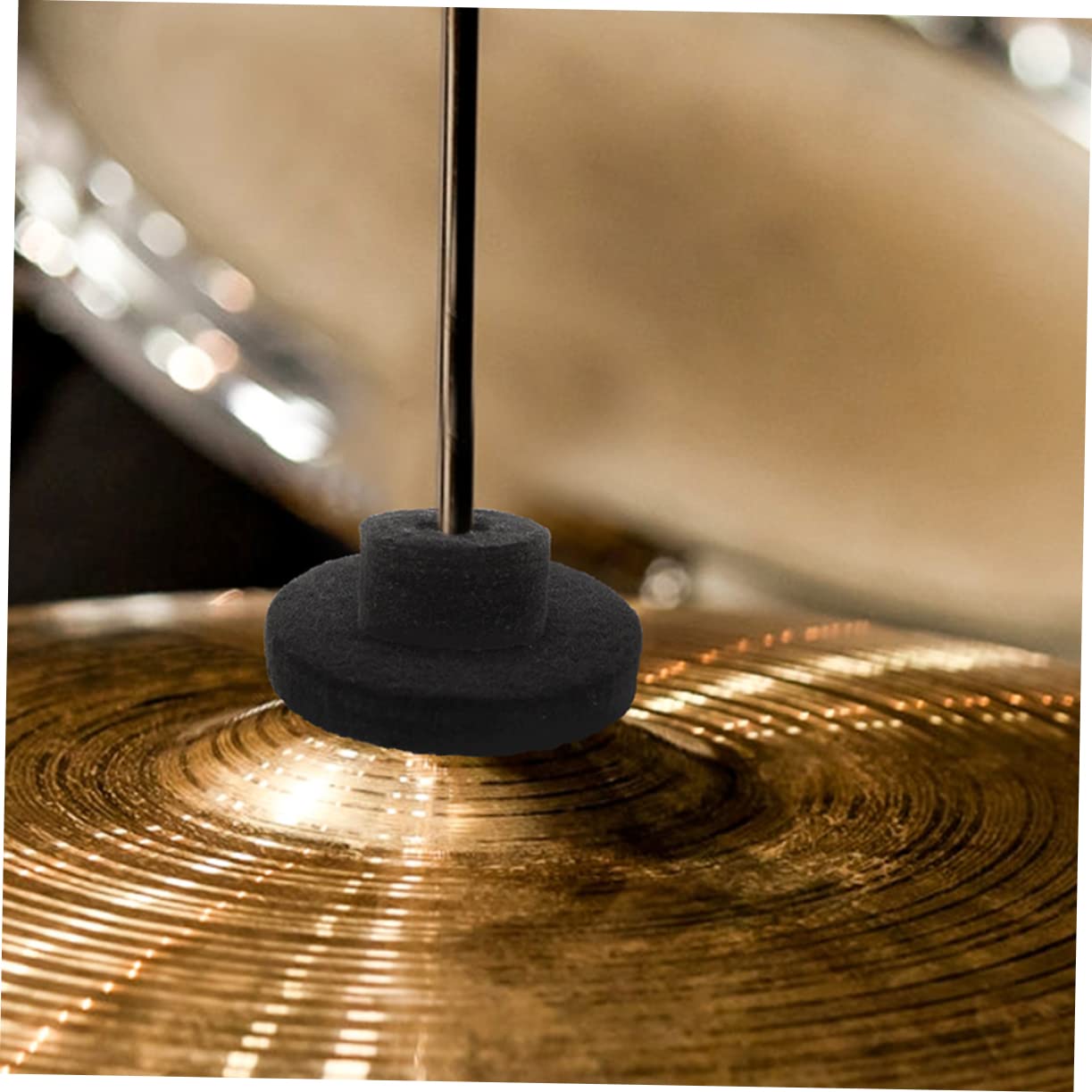 Abaodam 5 Sets Cymbal Felt Pads Drum Cymbal Stand Fitted Drum Parts Kit Improve Sound Instrument Parts