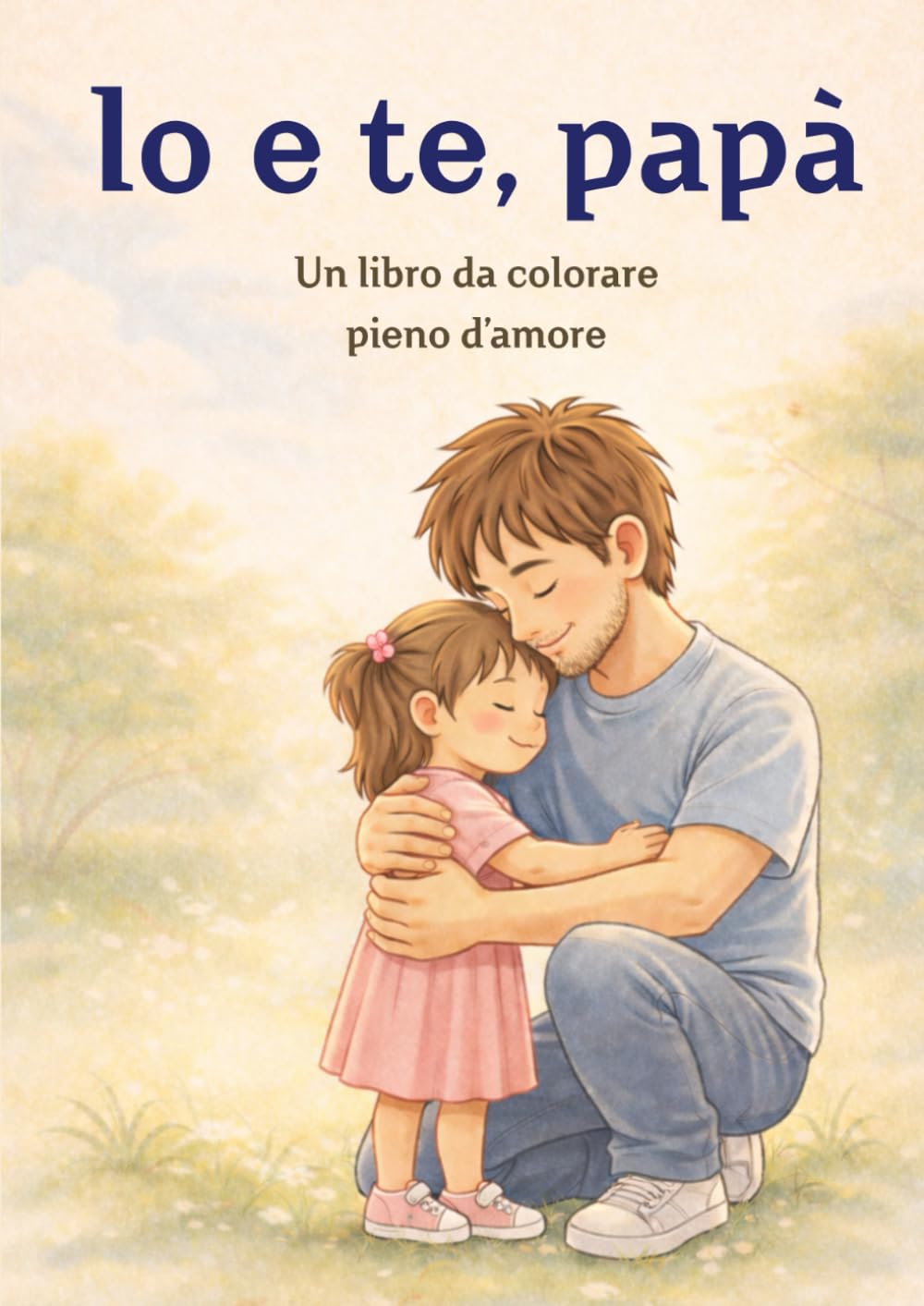 Io e te, papà: Libro da colorare per bambine 3-6 anni: Un dolce regalo da parte della figlia | Ideale per Festa del Papà, compleanno e momenti speciali