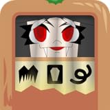 Punykura Halloween - Kawaii, cute purikura ( Japanese photo booth ) horror deco sticker / stamp &...