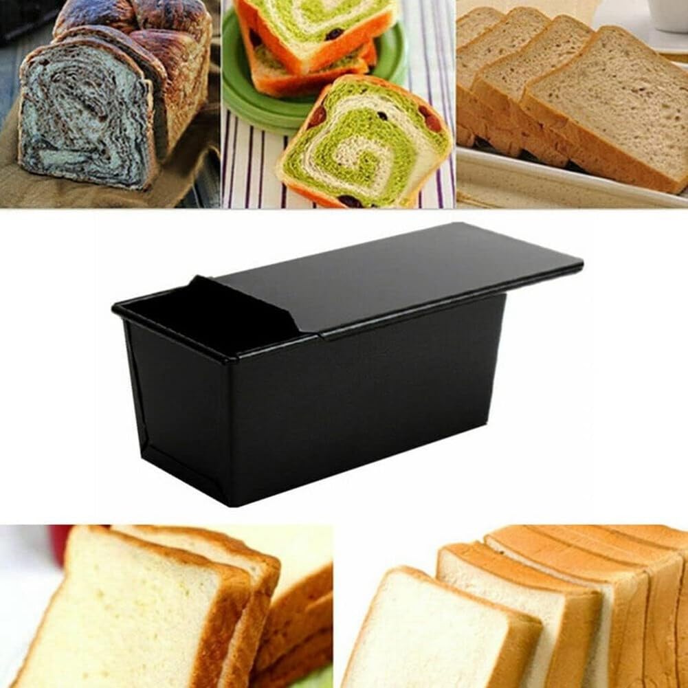 Moules à Pain Rectangulaire, 11 x 21 x 12 cm Moule à Pain Grillé avec Couvercle, Ustensiles de Cuisson Antiadhésifs en Acier au Carbone, Pâte à Moules de Pâtisserie pour Boulangerie, Maison Moules à Pain Rectangulaire, 11 x 21 x 12 cm Moule à Pain Grillé avec Couvercle, Ustensiles de Cuisson Antiadhésifs en Acier au Carbone, Pâte à Moules de Pâtisserie pour Boulangerie, Maison