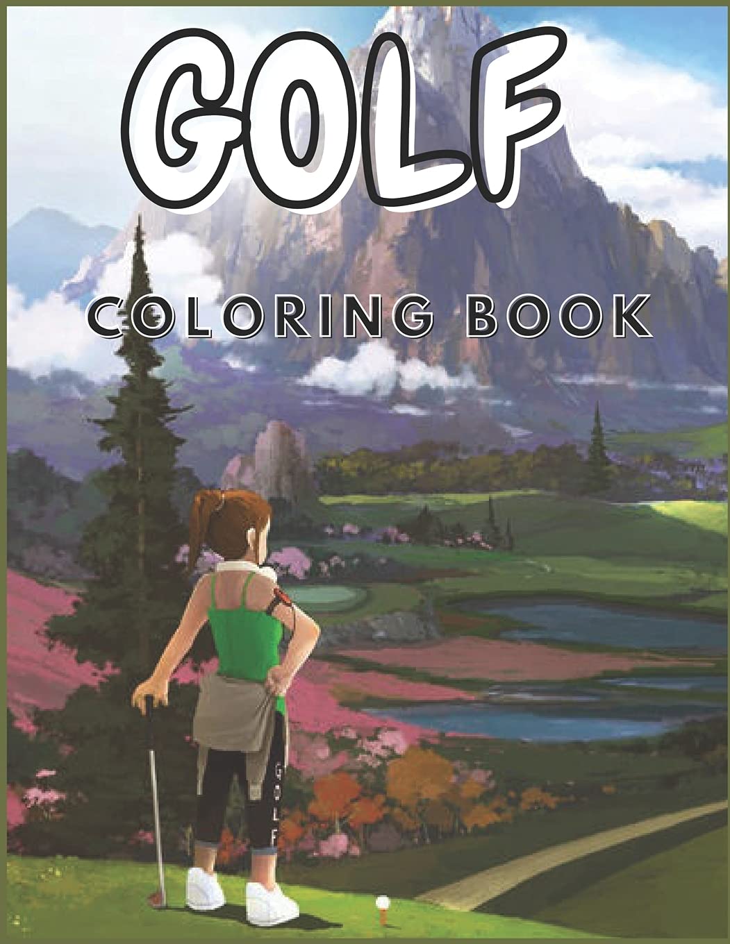 Golf Coloring Book A Golf Coloring Book For Adults A Funny | Desertcart ...