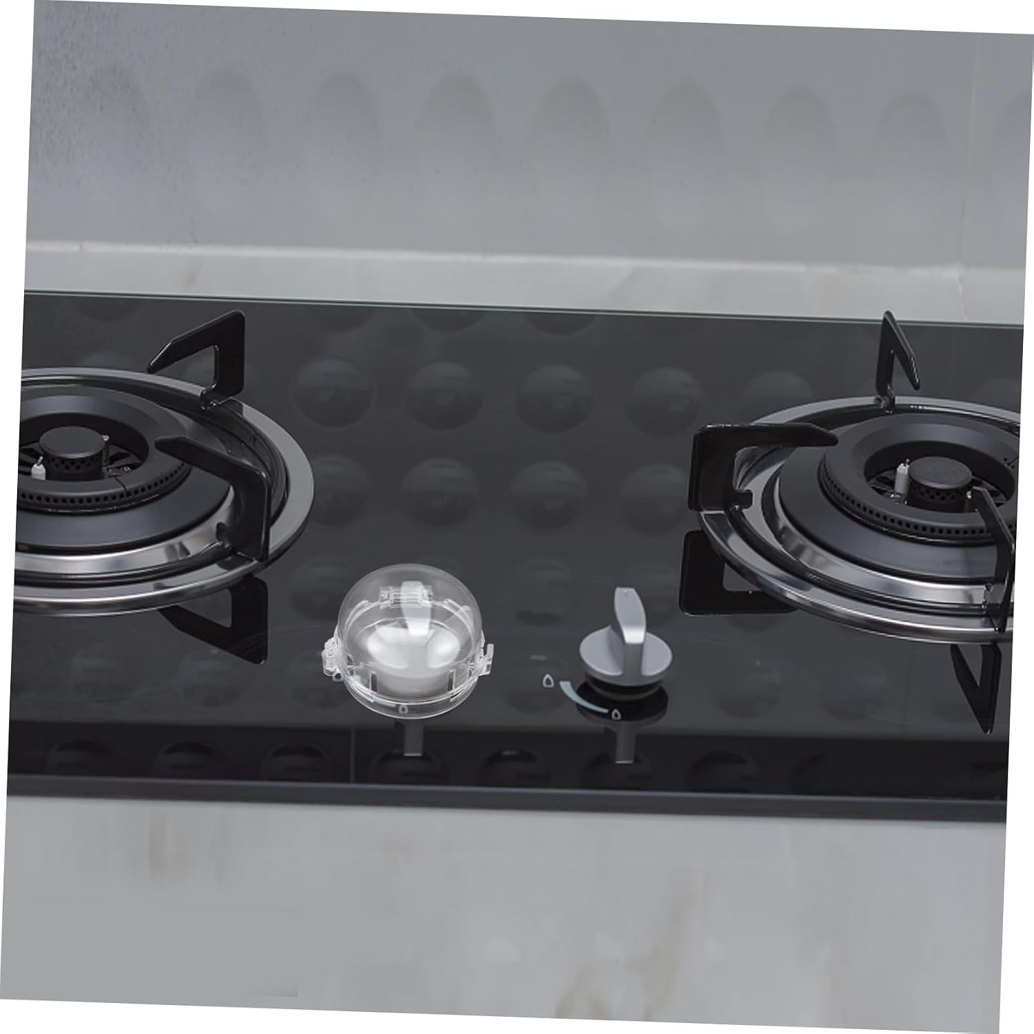5pcs Gas Stove Knob Covers Childproof Protection for Kitchen Safety Easy Install Oven Knob Safety Case Heat Resistant Design for Home Use