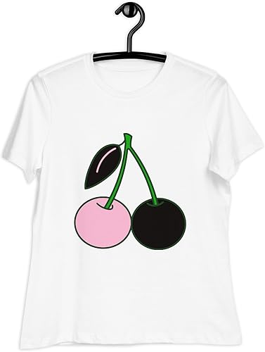 Miniatura 4 de Sweet & Sassy Camiseta relajada de cereza negra y rosa