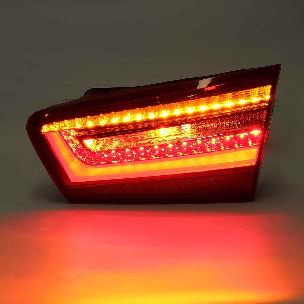 Générique Ensemble Feux Arrière Voiture 2 Pièces Voiture Feu Arrière Assemblage LED Clignotant Frein Lampe Intérieur Droit 4G5945093A 4G5945094A Pour A6 C7 2010-2016 Led Feu Arrière Auto