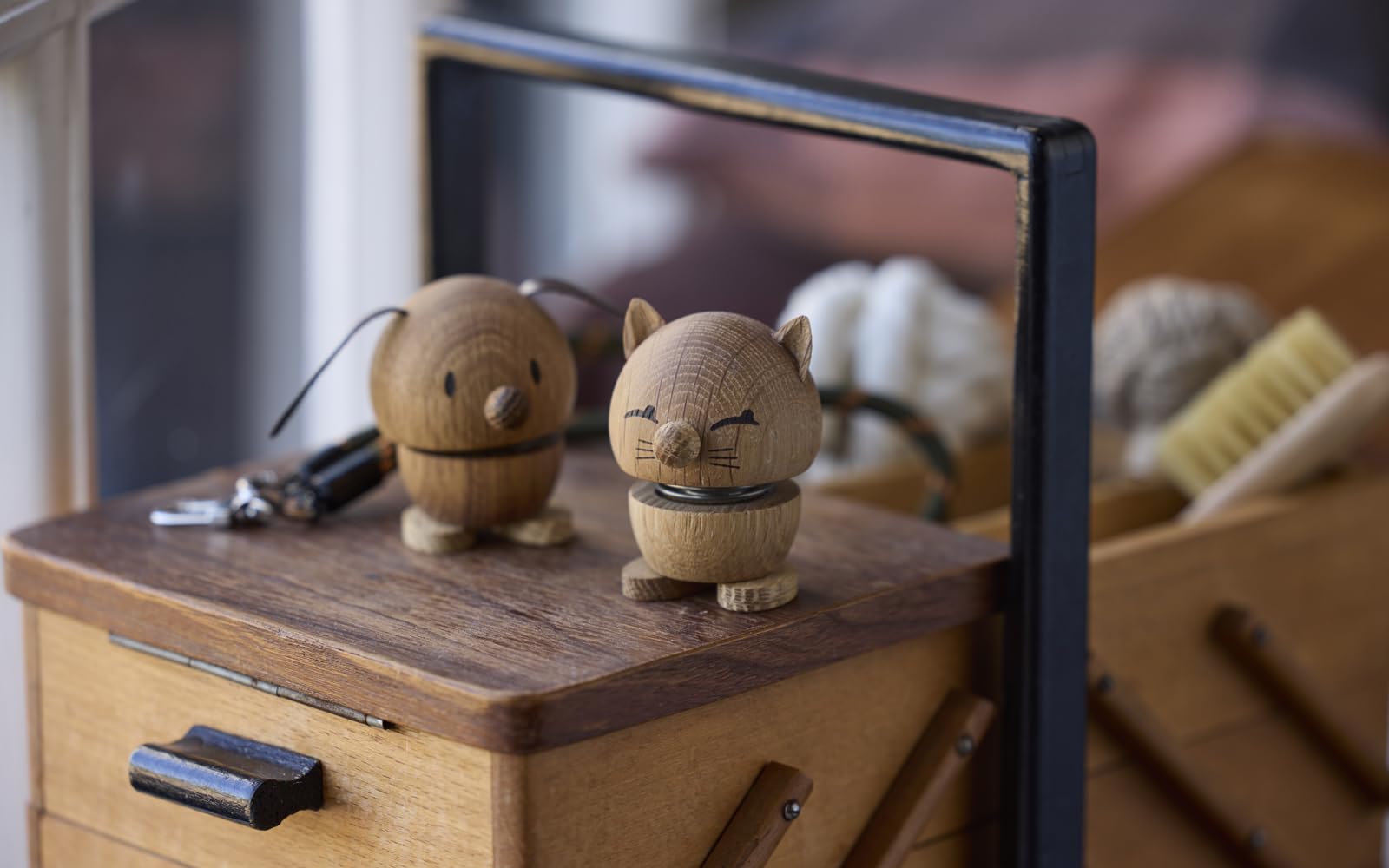 Hoptimist Cat Hoptimist 5,5 x 5,9 x 7,3 cm Oak