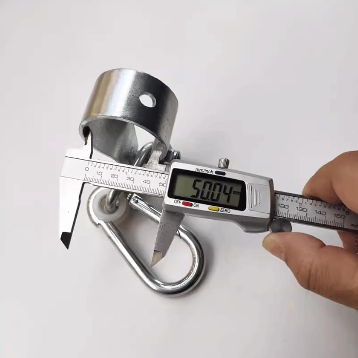 Hammock Hooks，Swing Hooks Heavy Duty， Swing Hook Horizontal Bar Swing Buckle Accessories Load-Bearing Lifting Ring Round Tube Fastener Swing Round Pipe Hook(50 mm)