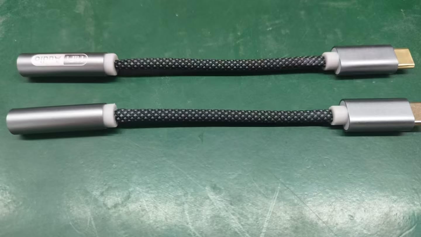 YISH USB-C to 3.5mm Jack Adapter: Nylon-Braided Headphone Adapter, widely Compatible with iPhone 15/16/17 Series, Samsung S24/S25, Xiaomi 9/8, MacBook, iPad Pro, Google Pixel 8/9