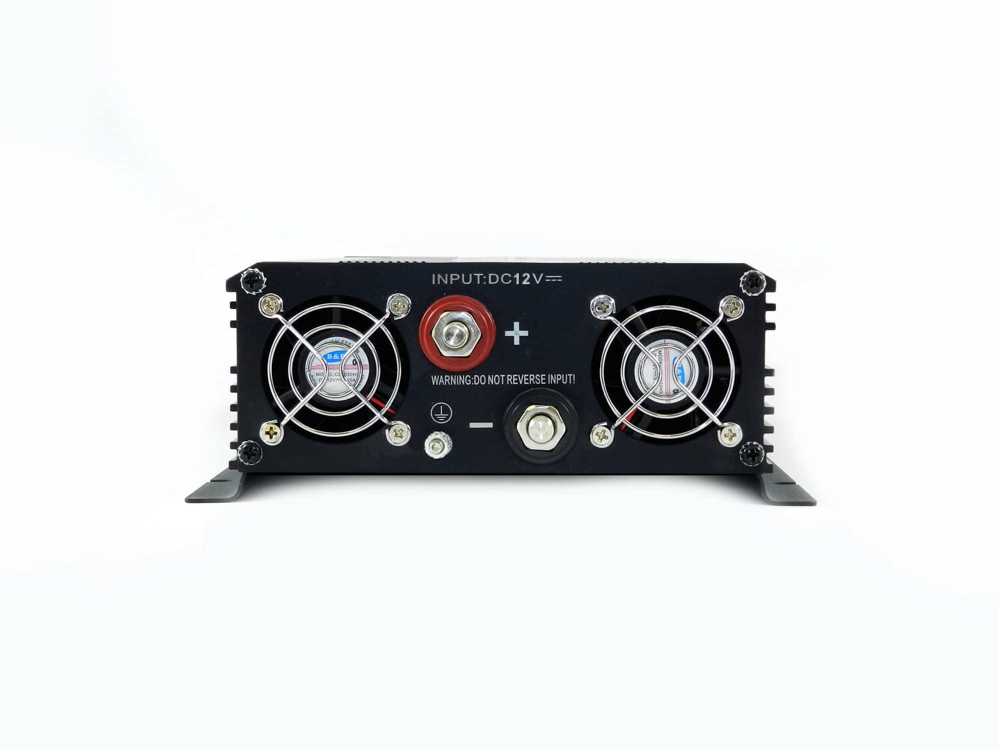SOLARTRONICS Trasformatore di tensione NM1500, 12 V, 1500 Watt, nero, potenza di picco 3000 Watt, inverter da 12 V a 230 V, compatibile con batteria LiFePO4, al litio, al piombo o AGM, con porta