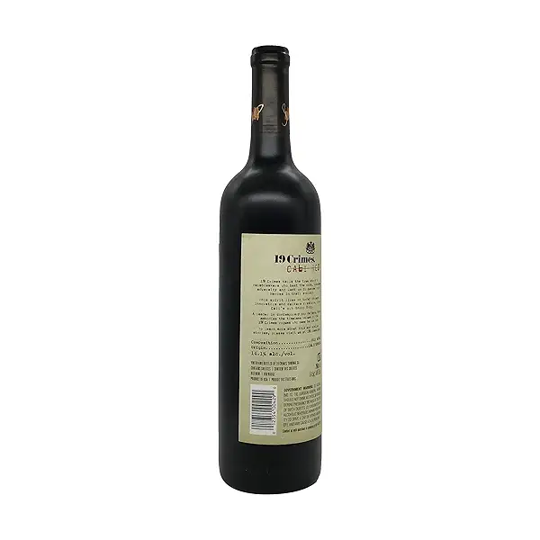 19 Crimes Snoop Cali, Red Wine, 750 mL Bottle 4