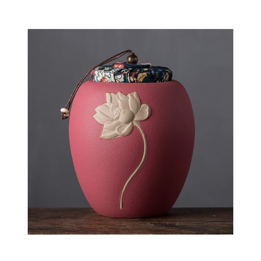 Urnas funerariasPara cenizas Urna funeraria Urnas funerarias Adultos Urnas infantiles para mascotas Selladas contra la humedad Decoración con flecos Relieve exquisito Impermeable y resistente a la o