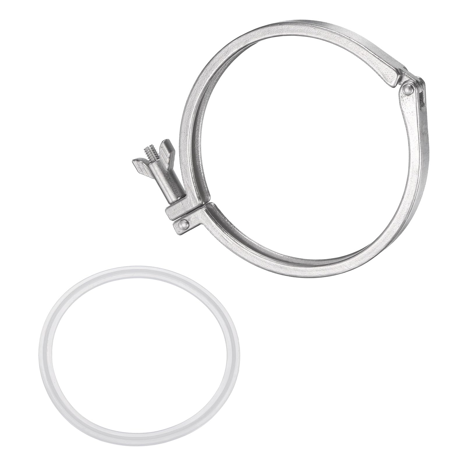 Tri-collier de serrage 133mm inox 304 contre les fuites de raccordement de virole TC