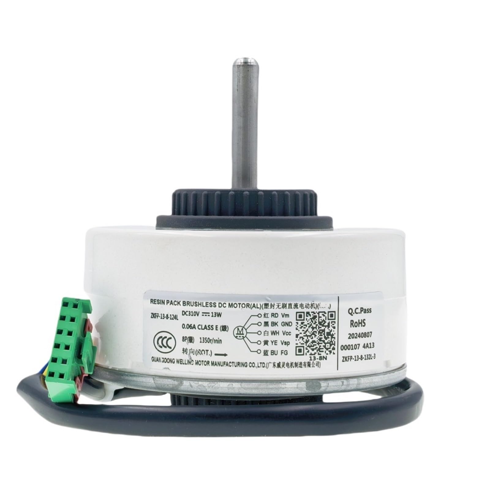 EKFBQBGW for Air Conditioner Indoor Unit DC Fan electronic starter ZKFP-13-8-124L DC310 13W 1350r/min Conditioning Parts