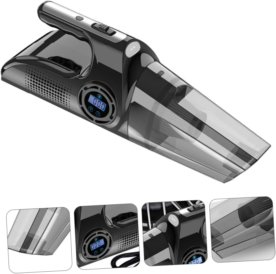 120w Vacuum Cleaner Inflator Car Air Compressor Pump Cordless Electric Vacuum Car Supplies Multipurpose