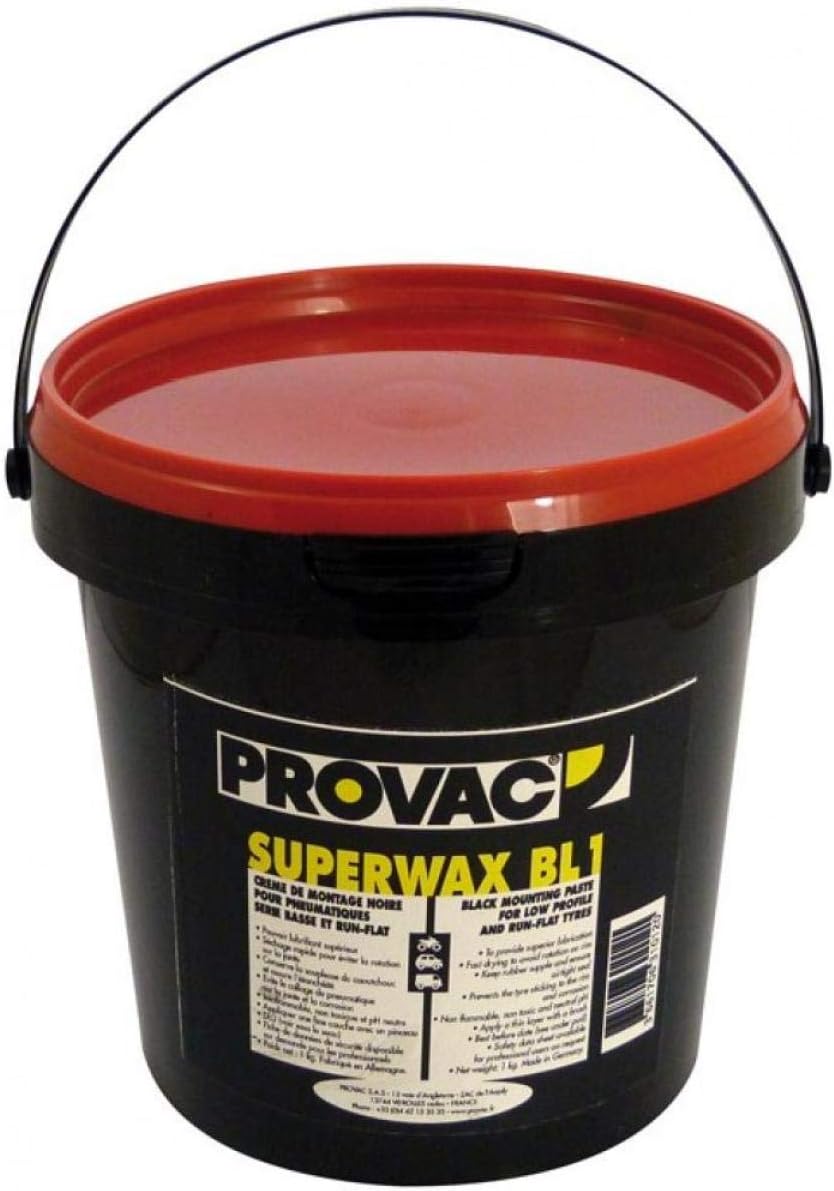 proVac Tyre Grease 1 KG, Radial, Summer Tire, Quick Drying, Prevents Tyre-Rim Collage