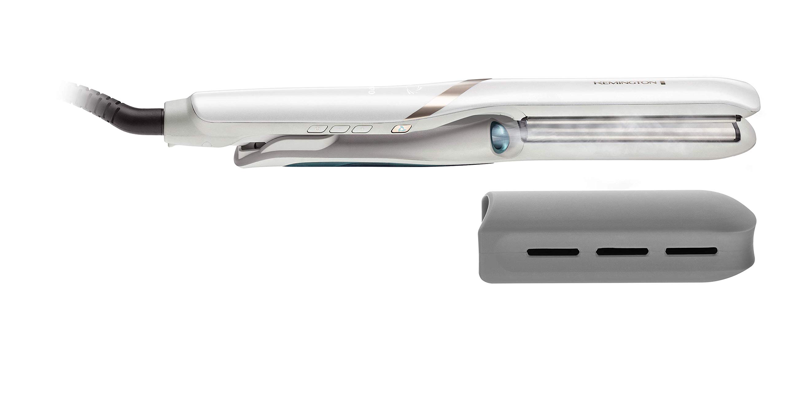 Remington Piastra per Capelli Lisci, Piastra Lisciante a Vapore, Protezione Totale dai Danni da Calore, Hydraluxe Pro, Serbatoio d'acqua integrato, S9001