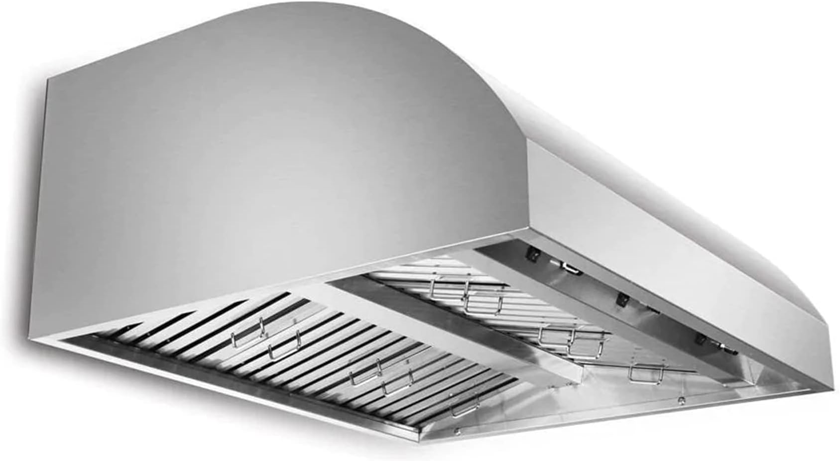 Blaze 42-Inch Outdoor Vent Hood | 304 Stainless Steel Construction | Dual 1000 CFM Blowers with 4-Speed Fan Control | Commercial Baffles & Halogen Lights | BLZ-42-VHOOD