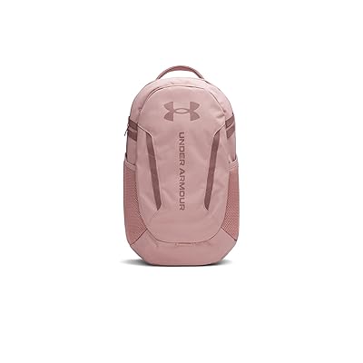 Under Armour Hustle 6.0 Backpack Backpack Bags Tourmaline Pink/Tourmaline Pink/Maroon Mist, Polyester