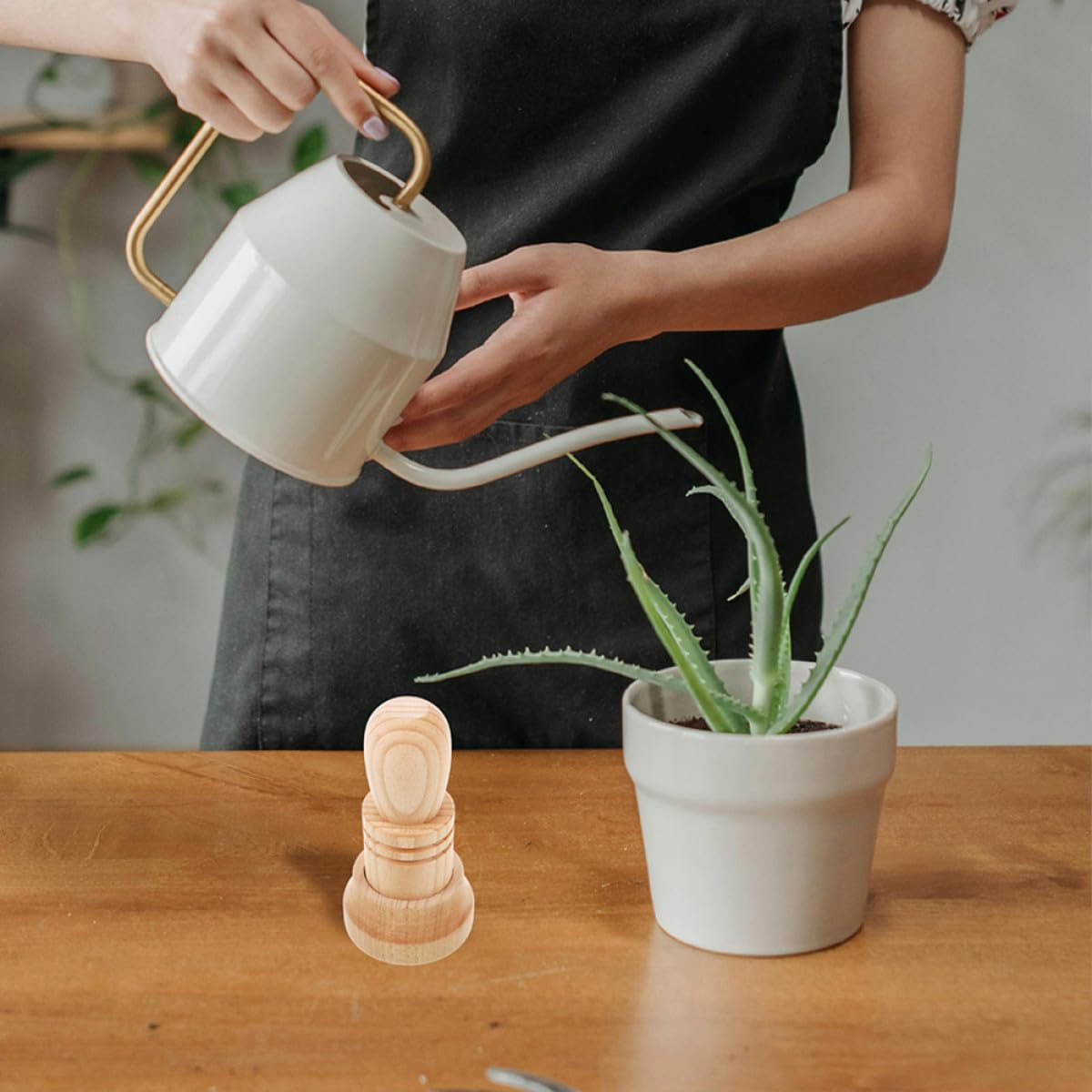 Fabricant de Pots de Semis en Papier et Bois pour Jardinage DIY, Outil Manuel 2 Kits, Tailles Ajustables, Bois Solide, pour Pépinières et Semis en Intérieur