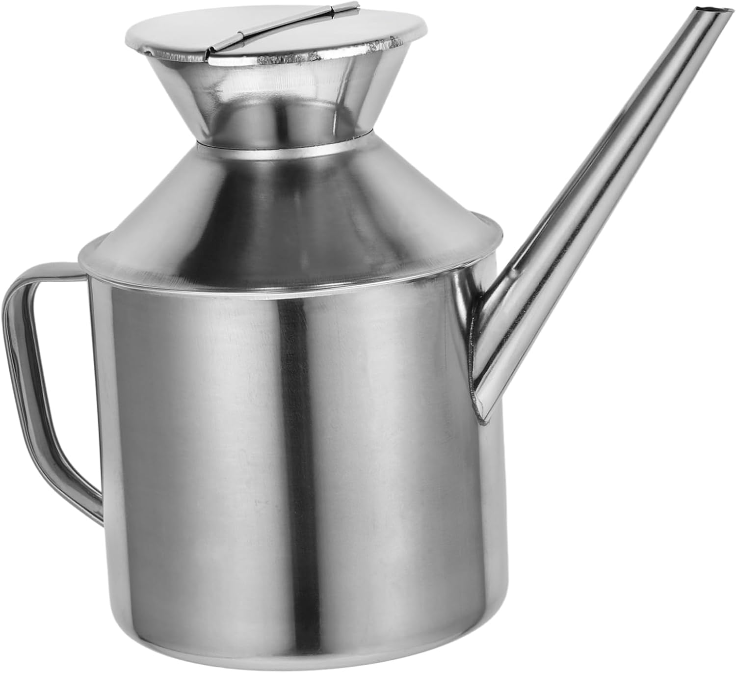 Oil Container Kitchen Stainless Steel Oil Pot Sauce Bottle Vinegar Dispenser Multi-function Spray Comfortable to Hold Handle