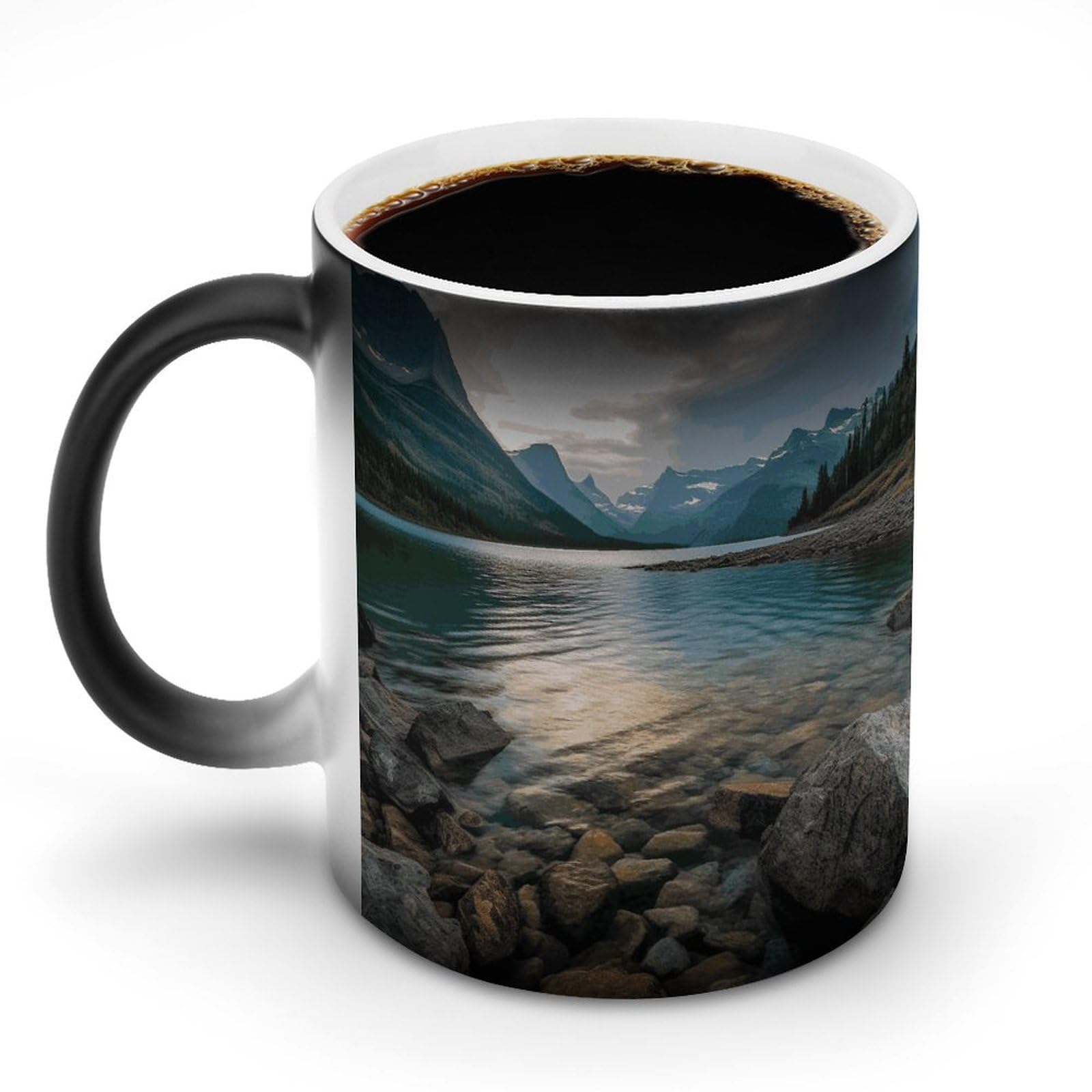 Amazon.com: NQHJT Ceramic Mug Glacier National Park Coffee Cup for