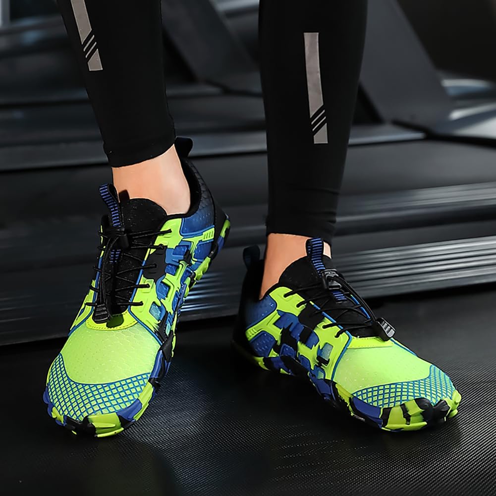 Scarpe Acquatiche Piedi Nudi per Donna Uomo, Sneakers Anfibie con Cinturino Elastico Asciugatura Rapida per Trekking, Surf, Pesca, Allenamento Sportivo