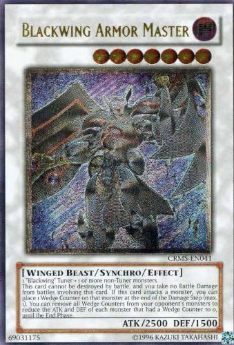 Yu-Gi-Oh! - Blackwing Armor Master (CRMS-EN041) - Crimson Crisis - Unlimited Edition - Ultimate Rare