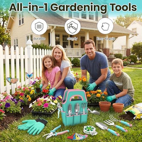 Kit de herramientas de jardinería 27 piezas miniatura 2