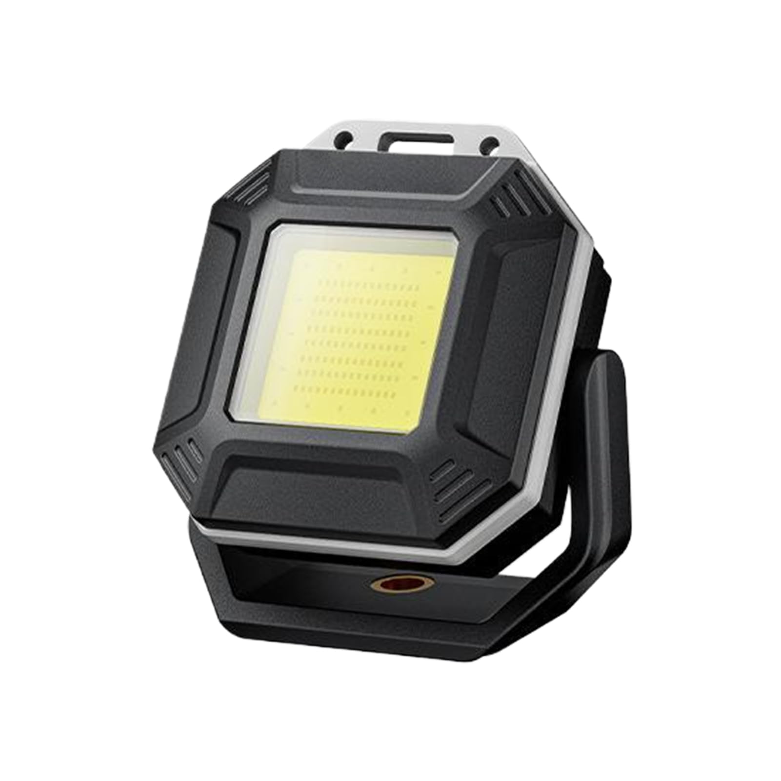 KIXZSAZ Portable Rechargeable COB LED Flashlight Multi-Stage Heat Dissipation High Brightness Panel Suitable for Emergency Workshops COB LED Inspection Light