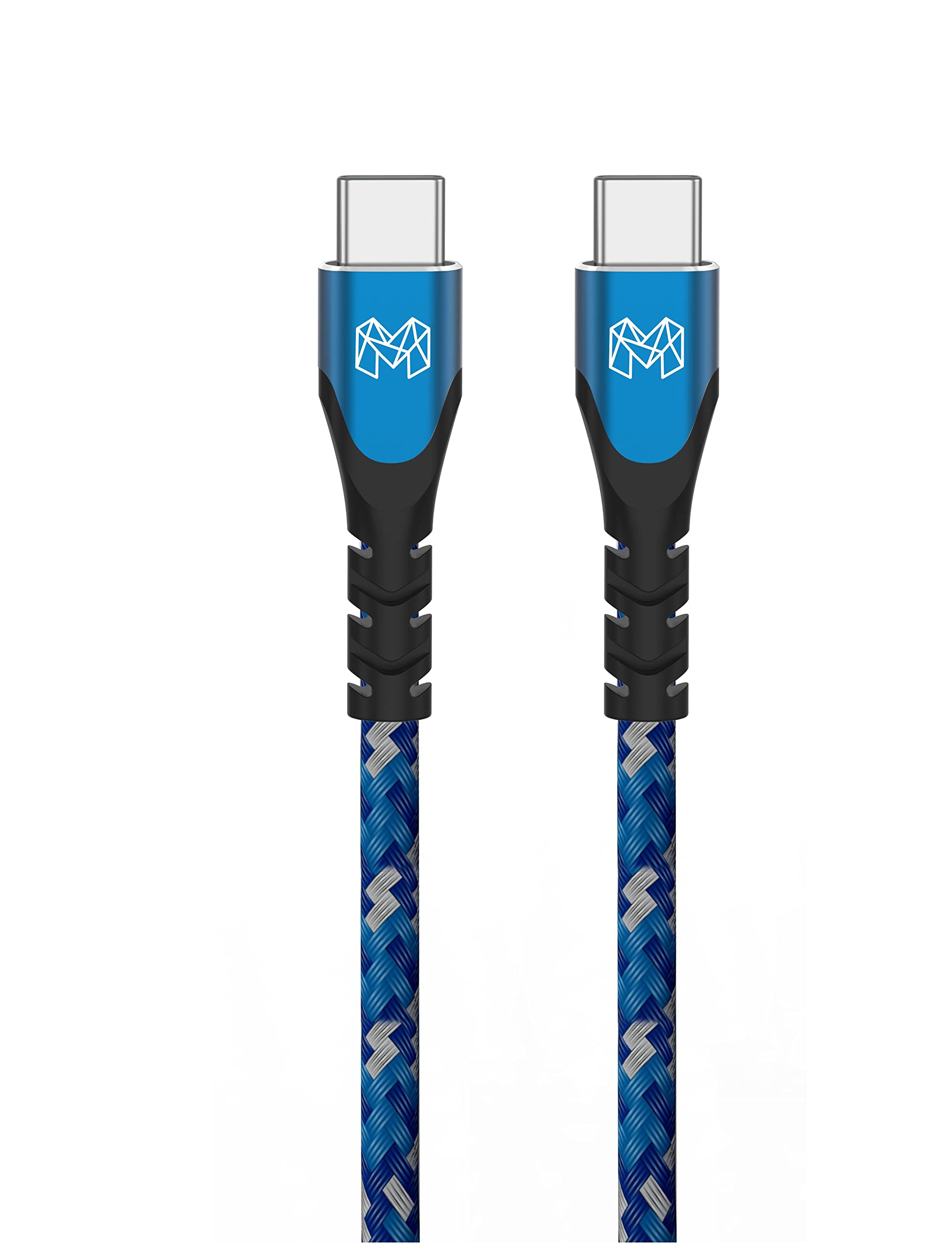 MOOSH USB C to C Cable 100W [2 Meter 6.6ft] PD 5A Fast Charging 480Mbps Data Sync Nylon Braided Unbreakable Type C to Type C Cable for Smartphones, Tablets, Laptops, Type C Devices, PD Technology Blue (B0BQN5HNKW) Amazon Price History, Amazon Price Tracker