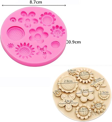 Miniatura 7 de Lindo juego de moldes de silicona para galletas de caramelo, herramientas de manualidades, proyectos de fondant epoxi, decoración de pasteles,