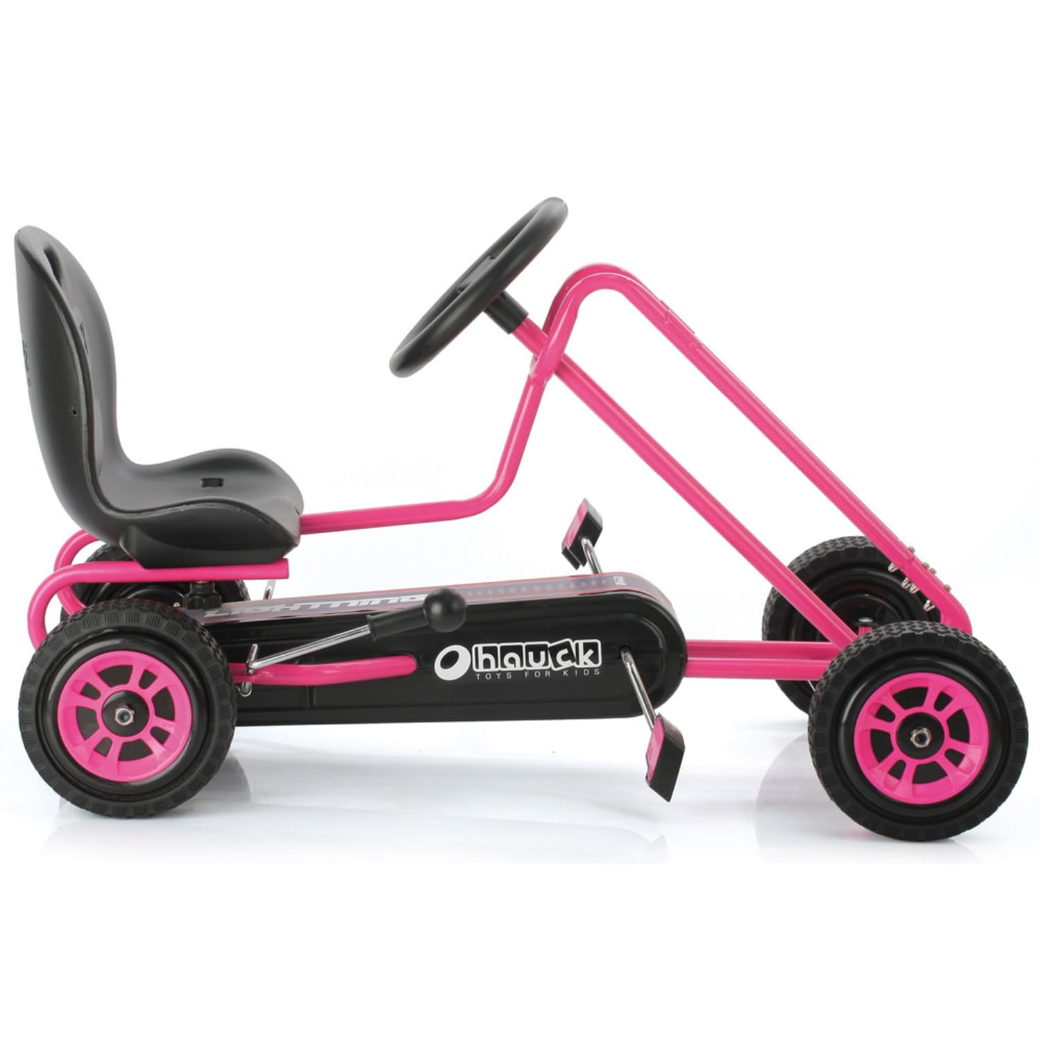 Hauck Lightning Pedal Go Kart for Kids Lightening, Pink
