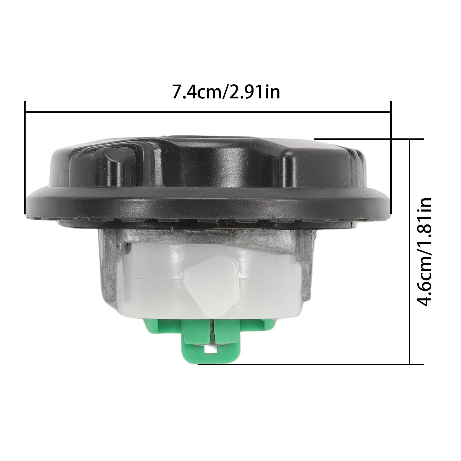 Bouchon De Réservoir Zealfix Verrouillable Avec Clés - Compatible Fiat 500, Ducato, Punto, Jumper, Boxer