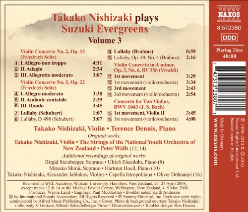 Suzuki Evergreens Vol. 3