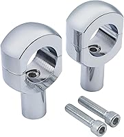 Vista 18 de TCT-MOTORPARTS 1" Elevadores de Manillar con Abrazadera Superior Compatibles con Harley Touring Road King Glide 1988-2023