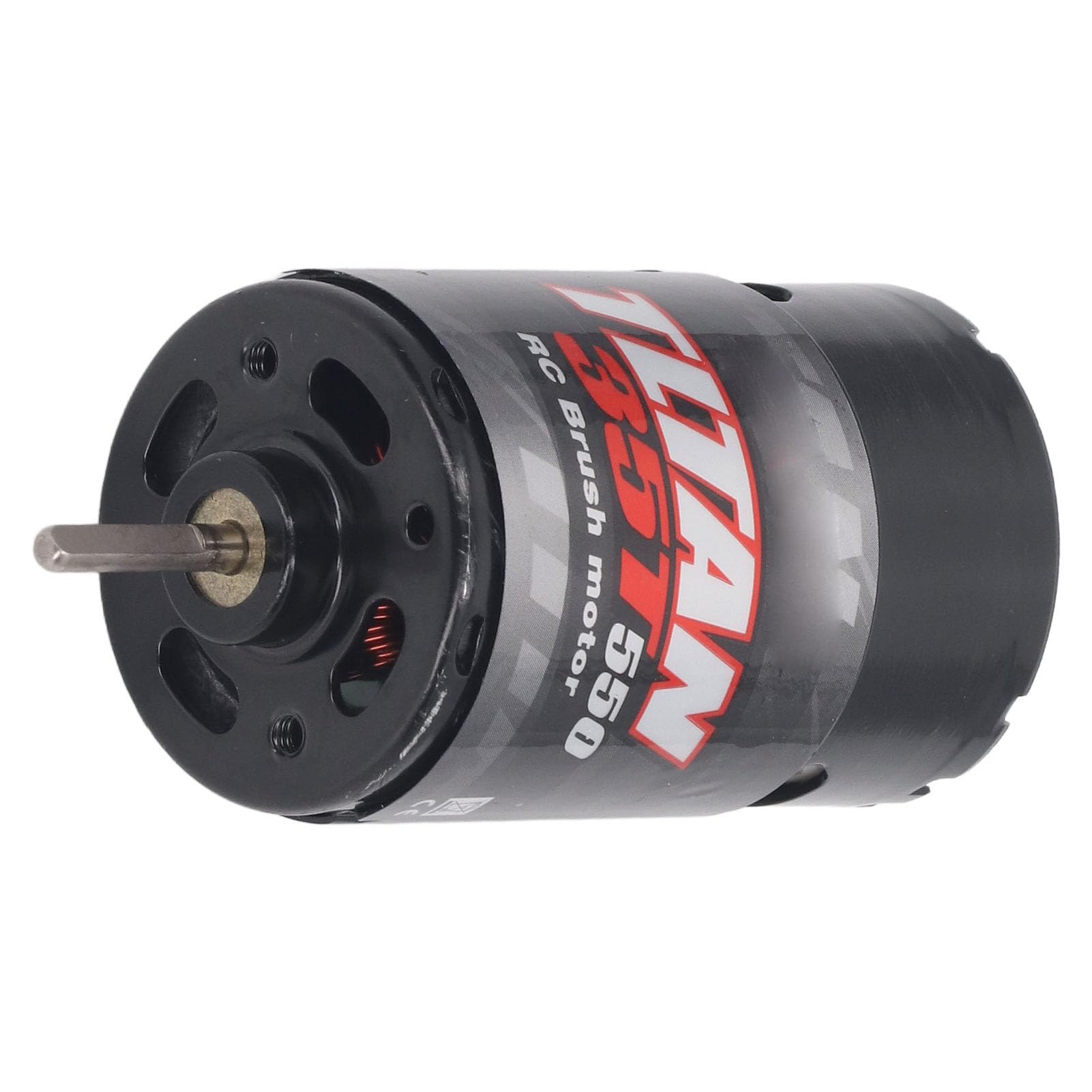 Motor cepillado RC con caja de cambios de reducción 1/3 550 motor cepillado universal para barco camión eléctrico (35T)