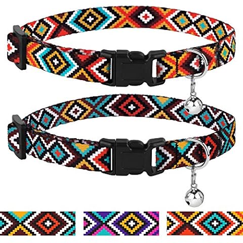 CollarDirect Aztec Cat Collars Pack of 2 Cover