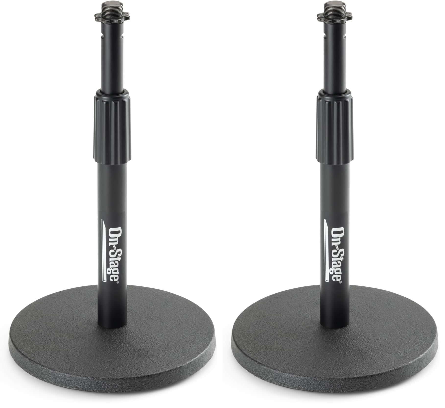 Pied de micro de table ajustable OSS DS7200B en lot de 2 pour studio - 7